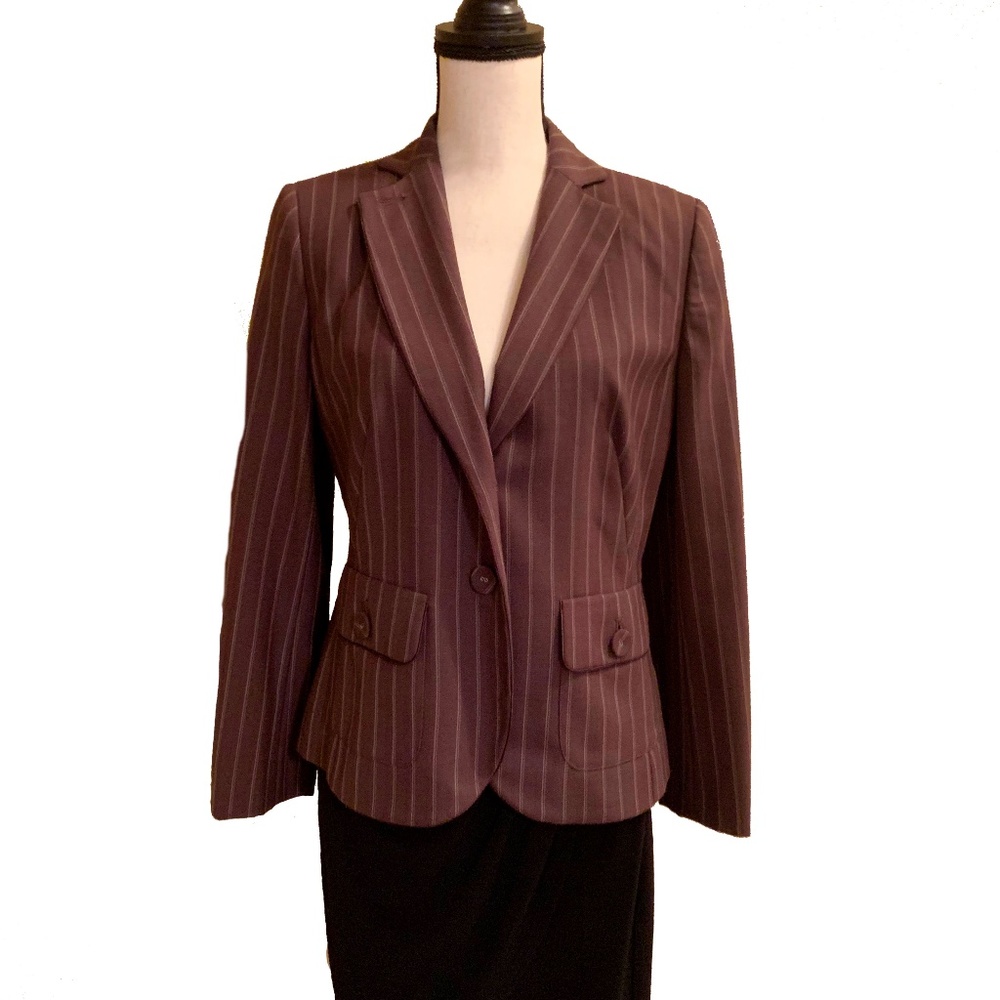 ❗️SALE❗️ Loft Pinstripe 2-Button Jacket C11